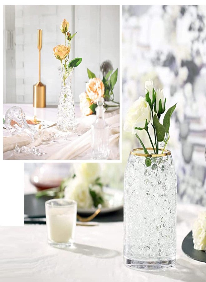 Jacisk Clear Water Beads 50000 Pcs Clear Water Gel Jelly Balls Vase Filler Beads,Vase Fillers for Floating Pearls, Floating Candle Making, Wedding Centerpiece, Floral Arrangement (Transparent) - Image 5